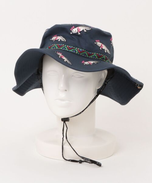 go slow caravan（ゴースローキャラバン）の「ライトキャンバス 総刺繍 キャンパーハット（ハット・メンズ・ネイビー/マスタード/セージグリーン/ブラック・FREE）」の8枚目の写真