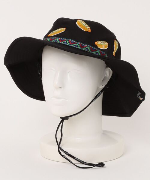 go slow caravan（ゴースローキャラバン）の「ライトキャンバス 総刺繍 キャンパーハット（ハット・メンズ・ネイビー/マスタード/セージグリーン/ブラック・FREE）」の12枚目の写真