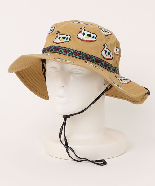 go slow caravan（ゴースローキャラバン）の「ライトキャンバス 総刺繍 キャンパーハット（ハット・メンズ・ネイビー/マスタード/セージグリーン/ブラック・FREE）」の20枚目の写真