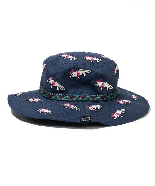 go slow caravan（ゴースローキャラバン）の「ライトキャンバス 総刺繍 キャンパーハット（ハット・メンズ・ネイビー/マスタード/セージグリーン/ブラック・FREE）」の21枚目の写真