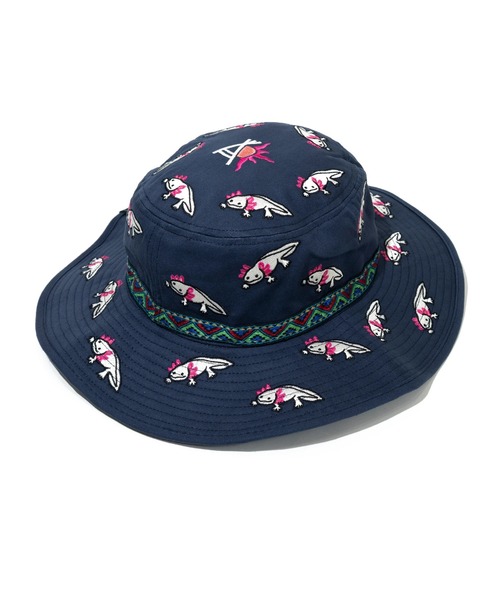 go slow caravan（ゴースローキャラバン）の「ライトキャンバス 総刺繍 キャンパーハット（ハット・メンズ・ネイビー/マスタード/セージグリーン/ブラック・FREE）」の22枚目の写真