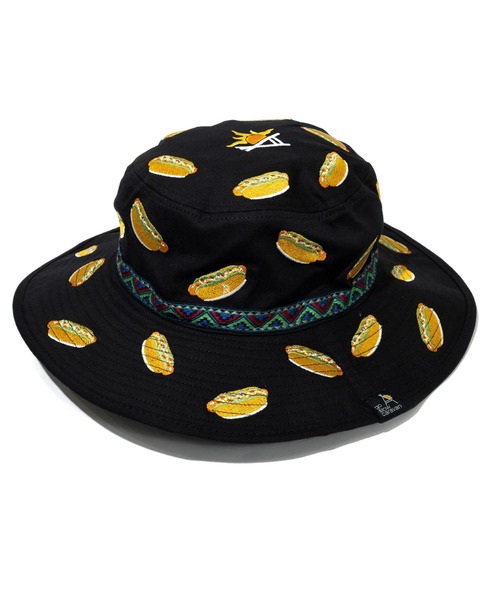 go slow caravan（ゴースローキャラバン）の「ライトキャンバス 総刺繍 キャンパーハット（ハット・メンズ・ネイビー/マスタード/セージグリーン/ブラック・FREE）」の10枚目の写真