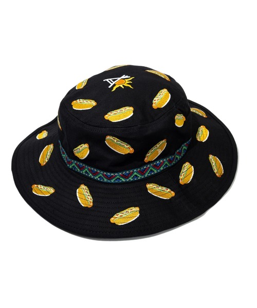 go slow caravan（ゴースローキャラバン）の「ライトキャンバス 総刺繍 キャンパーハット（ハット・メンズ・ネイビー/マスタード/セージグリーン/ブラック・FREE）」の11枚目の写真