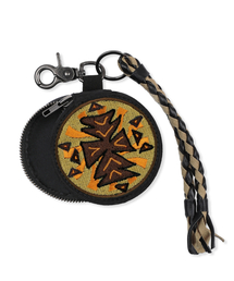 GLACK（グラック）の「GB012 ネイティブパターンポーチ (ブラック)（ポーチ）」