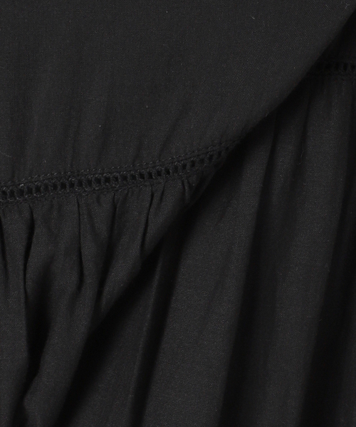 SLOBE IENA(スローブイエナ)の「コットンボイルティアードワンピース(ワンピース・レディース・パープル/ブラック/カーキ・FREE)」の17枚目の写真