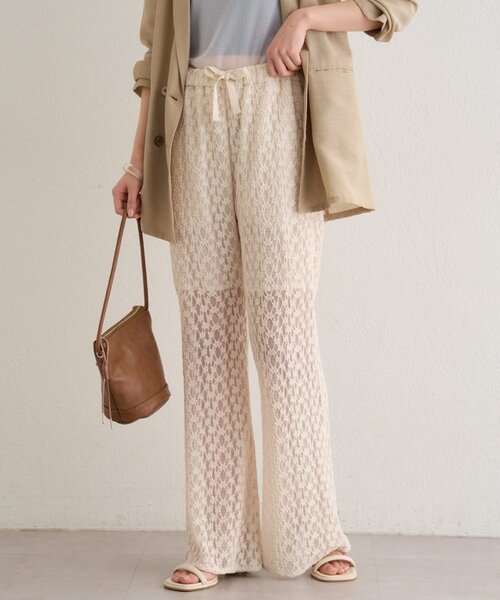 Omekashi（オメカシ）の「レースフレアパンツ（その他パンツ・レディース・ホワイト系その他/ブラック・FREE）」の7枚目の写真