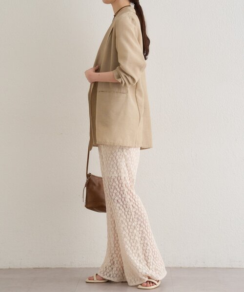 Omekashi（オメカシ）の「レースフレアパンツ（その他パンツ・レディース・ホワイト系その他/ブラック・FREE）」の10枚目の写真