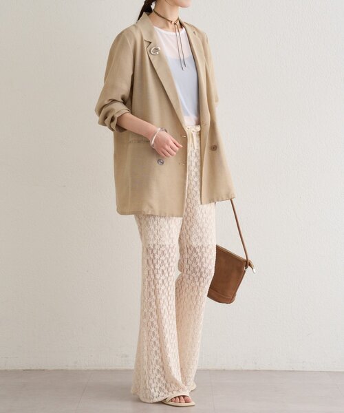 Omekashi（オメカシ）の「レースフレアパンツ（その他パンツ・レディース・ホワイト系その他/ブラック・FREE）」の12枚目の写真