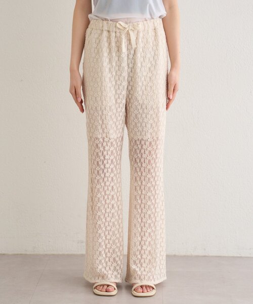 Omekashi（オメカシ）の「レースフレアパンツ（その他パンツ・レディース・ホワイト系その他/ブラック・FREE）」の13枚目の写真