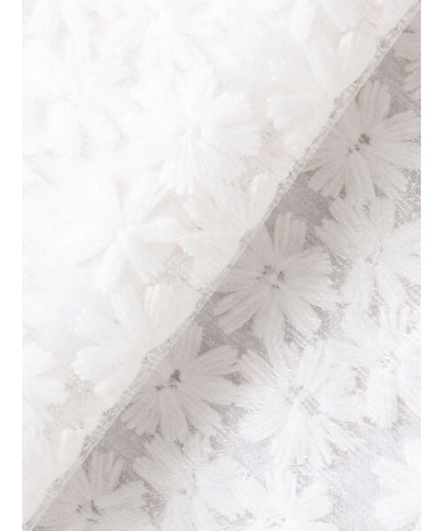 ELENDEEK（エレンディーク）の「エンブロイダリーIラインスカート（スカート・レディース・オフホワイト/ライム・2/1）」の11枚目の写真