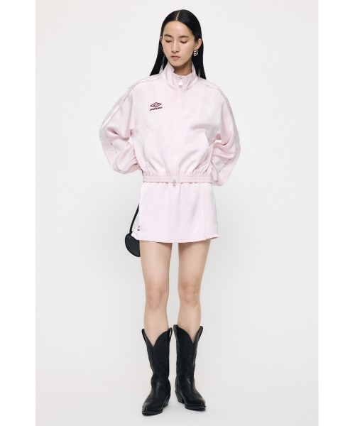 MOUSSY（マウジー）の「U/M SATIN WRAP スコート（スカート・レディース・ネイビー/ライトピンク・1/2）」の5枚目の写真