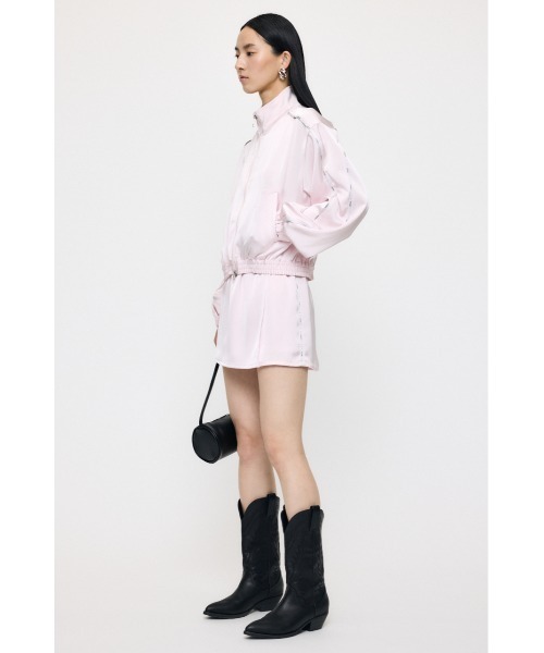 MOUSSY（マウジー）の「U/M SATIN WRAP スコート（スカート・レディース・ネイビー/ライトピンク・1/2）」の6枚目の写真