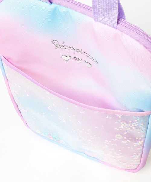 BAYFLOW（ベイフロー）の「[学校や習い事に♪]スパンコールタブレットケース[33cm×23.5cm](KIDS)（トートバッグ・キッズ・レインボー/ブラック・FREE）」の20枚目の写真
