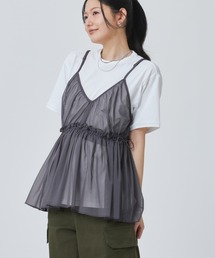 【別注】アディダス adidas アルペン 2-in-1 キャミソール 半袖Tシャツ 限定コラボ