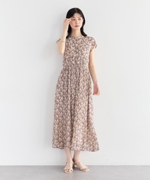 YECCA VECCA | 花柄プリーツワンピース(ワンピース)