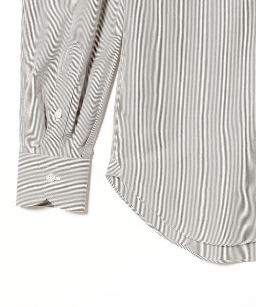 BEAMS F(ビームスエフ)の「コットン ペンシルストライプ レギュラーカラーシャツ(シャツ/ブラウス・メンズ・ブラウン・38/41/39/37)」の5枚目の写真