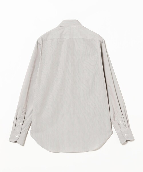 BEAMS F(ビームスエフ)の「コットン ペンシルストライプ レギュラーカラーシャツ(シャツ/ブラウス・メンズ・ブラウン・38/41/39/37)」の6枚目の写真