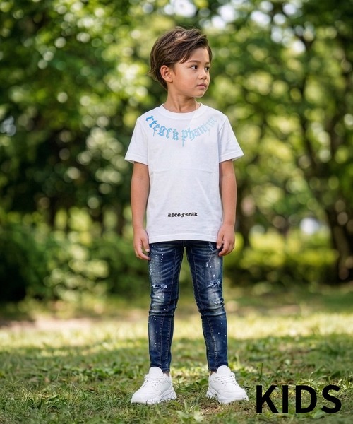 adamsJUGGLER(アダムスジャグラー)の「RTEG FK.ファントムティーキッズ(Tシャツ/カットソー・キッズ・ブラック/ホワイト・100/150/130/120/110)」の5枚目の写真