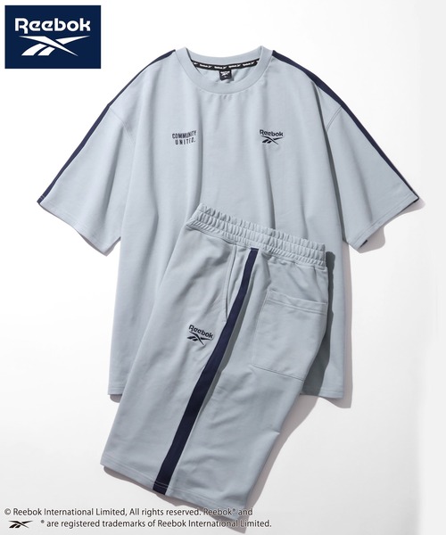 Reebok(リーボック)の「【Reebok/リーボック】オーバーサイズ ロゴスウェットセットアップ/上下セット ミニ裏毛(セットアップ・メンズ・ブラック/アッシュグレー/ライトブルーグレー/ネイビー・LL/L/M)」の3枚目の写真