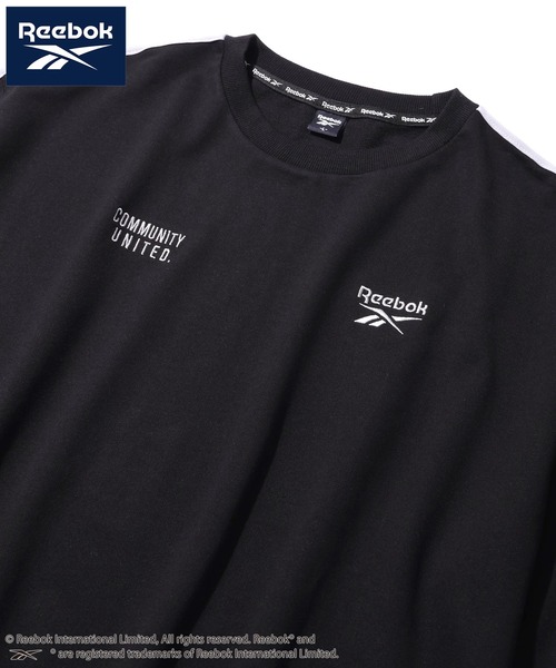 Reebok(リーボック)の「【Reebok/リーボック】オーバーサイズ ロゴスウェットセットアップ/上下セット ミニ裏毛(セットアップ・メンズ・ブラック/アッシュグレー/ライトブルーグレー/ネイビー・LL/L/M)」の7枚目の写真