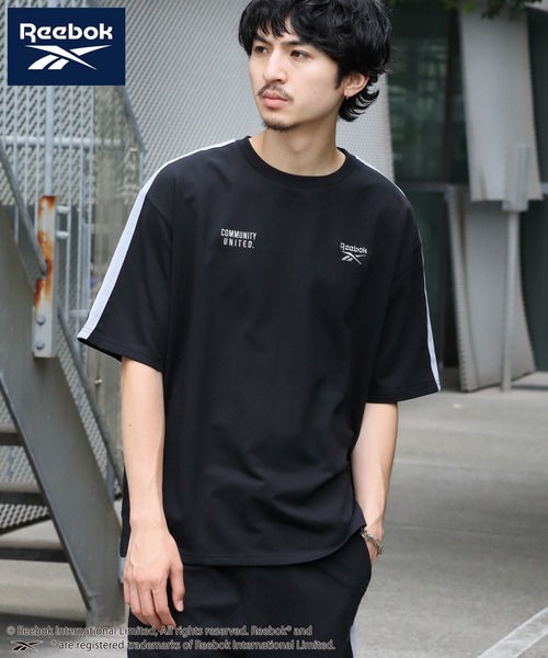 Reebok(リーボック)の「【Reebok/リーボック】オーバーサイズ ロゴスウェットセットアップ/上下セット ミニ裏毛(セットアップ・メンズ・ブラック/アッシュグレー/ライトブルーグレー/ネイビー・LL/L/M)」の18枚目の写真