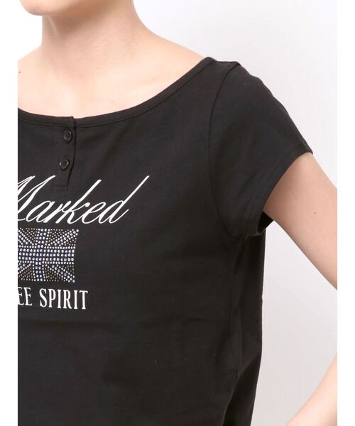 jouetie(ジュエティ)の「ユニオンジャックラインストーンTシャツ(Tシャツ/カットソー・レディース・ブラック/オフホワイト/ピンク・MEDIUM)」の19枚目の写真