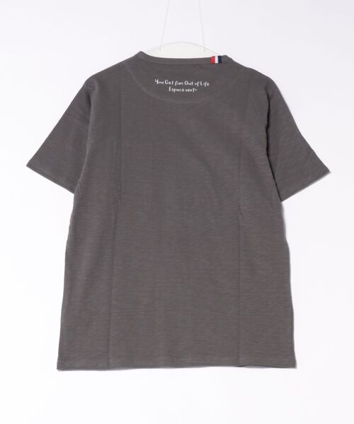go slow caravan(ゴースローキャラバン)の「ESPACE VERT/エスパスヴェール ペンギン ジャガードポケット S/S TEE(Tシャツ/カットソー・メンズ・チャコールグレー/ホワイト・MEDIUM/LARGE/X-LARGE)」の3枚目の写真