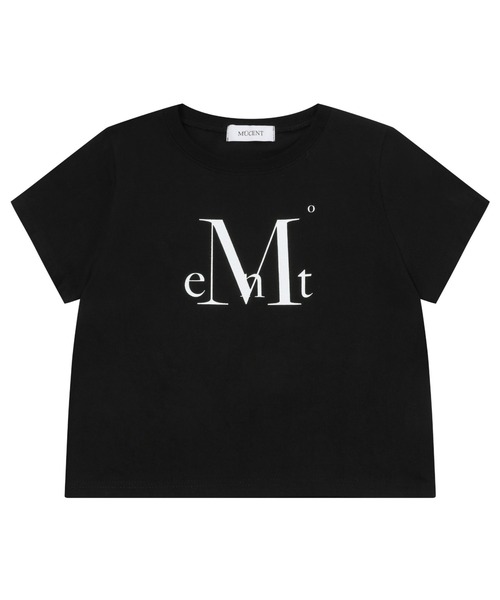 MUCENT(ムセント)の「A'GEM/9 × .kom 『MUCENT/ムセント』MAIN SYMBOL SIGNATURE LOGO HALF TEE/メインシンボルシグニチャーロゴ半袖Tシャツ(Tシャツ/カットソー・レディース・ホワイト/ブラック・S)」の8枚目の写真