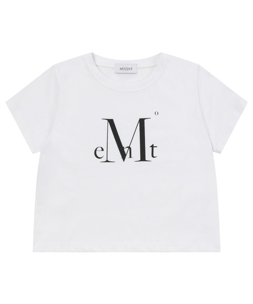 MUCENT(ムセント)の「A'GEM/9 × .kom 『MUCENT/ムセント』MAIN SYMBOL SIGNATURE LOGO HALF TEE/メインシンボルシグニチャーロゴ半袖Tシャツ(Tシャツ/カットソー・レディース・ホワイト/ブラック・S)」の11枚目の写真