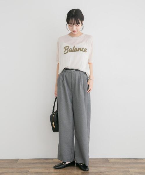 ITEMS URBANRESEARCH(アイテムズ アーバンリサーチ)の「シアーハンソデロゴニット(ニット/セーター・レディース・ブラウン/イエロー/オフホワイト・FREE)」の9枚目の写真