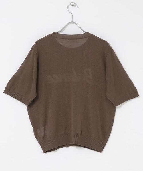 ITEMS URBANRESEARCH(アイテムズ アーバンリサーチ)の「シアーハンソデロゴニット(ニット/セーター・レディース・ブラウン/イエロー/オフホワイト・FREE)」の12枚目の写真