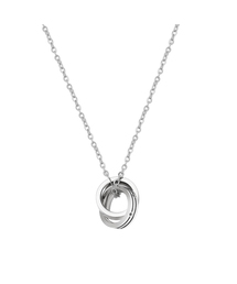 BLANCIER（ブランシエール）の「セリクルダブルリング BM261N1255 メンズ レディース ネックレス（ネックレス）」