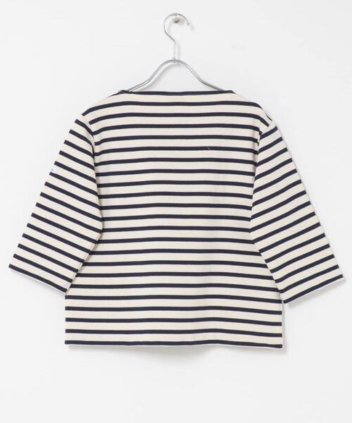 ORCIVAL(オーシバル)の「ORCIVAL SHORT LENGTH BOAT NECK PULLOVER(Tシャツ/カットソー・レディース・ホワイト系その他/ピンク系その他/グレー系その他/ブルー系その他・2)」の8枚目の写真