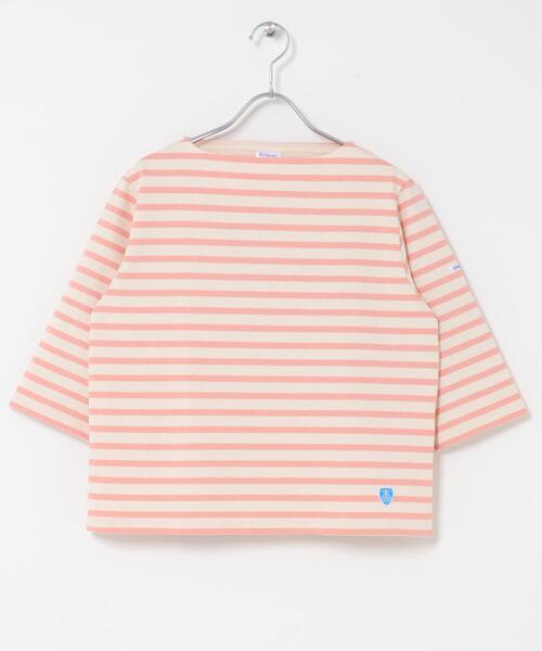 ORCIVAL(オーシバル)の「ORCIVAL SHORT LENGTH BOAT NECK PULLOVER(Tシャツ/カットソー・レディース・ホワイト系その他/ピンク系その他/グレー系その他/ブルー系その他・2)」の16枚目の写真