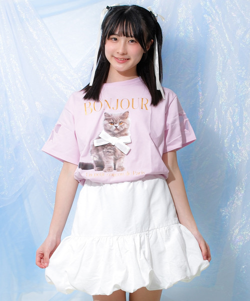 セール】SHUSHU｜シュシュのTシャツ/カットソー（ピンク/桃色系・速乾