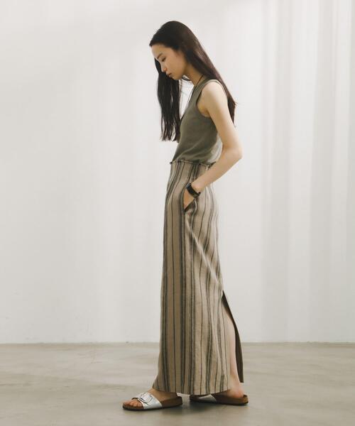 URBAN RESEARCH DOORS（アーバンリサーチドアーズ）の「Natural Cotton TankTop（タンクトップ・レディース・グリーン系その他/ナチュラル・FREE）」の8枚目の写真
