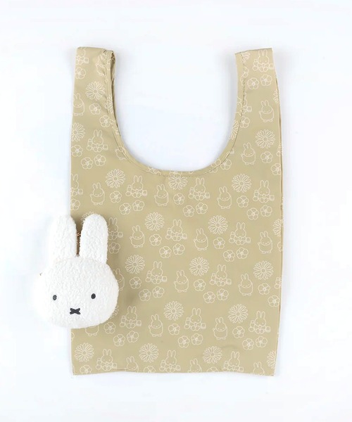 Dick Bruna(ディックブルーナ)の「"11"≪Dick Bruna≫miffy フェイス ダイカット ポーチ付き エコバッグ(エコバッグ/サブバッグ・レディース・ライトピンク/オフホワイト/ブラウン・ONE SIZE)」の11枚目の写真