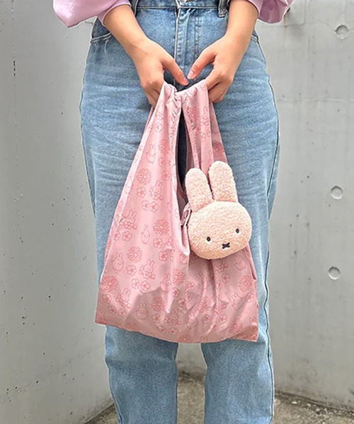 Dick Bruna(ディックブルーナ)の「"11"≪Dick Bruna≫miffy フェイス ダイカット ポーチ付き エコバッグ(エコバッグ/サブバッグ・レディース・ライトピンク/オフホワイト/ブラウン・ONE SIZE)」の22枚目の写真