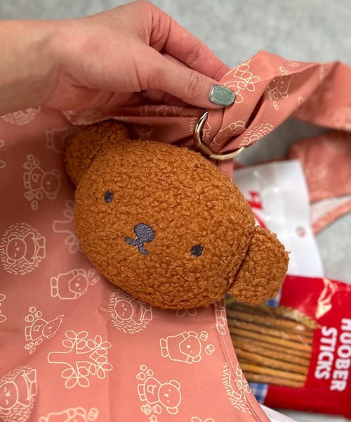 Dick Bruna(ディックブルーナ)の「"11"≪Dick Bruna≫miffy フェイス ダイカット ポーチ付き エコバッグ(エコバッグ/サブバッグ・レディース・ライトピンク/オフホワイト/ブラウン・ONE SIZE)」の10枚目の写真