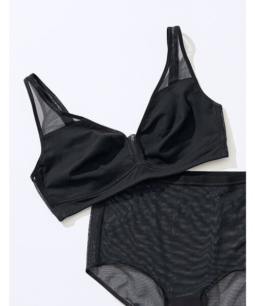 overneath(オーバーニース)の「【OVERNEATH】Bra081(キャミソール・レディース・ブラウン/ブラック・SMALL/MEDIUM)」の3枚目の写真
