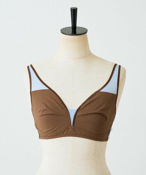 overneath(オーバーニース)の「【OVERNEATH】Bra081(キャミソール・レディース・ブラウン/ブラック・SMALL/MEDIUM)」の6枚目の写真