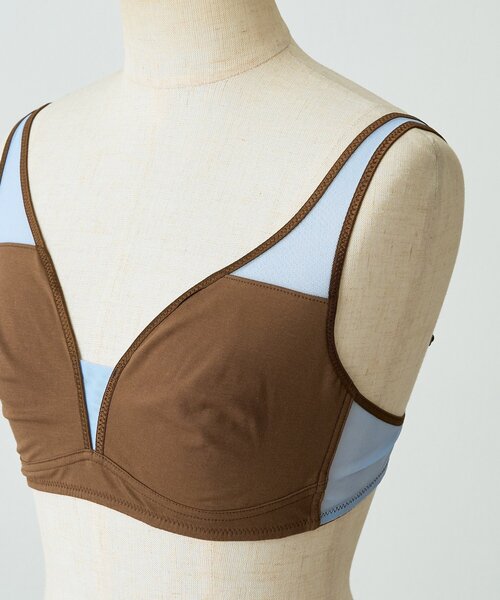 overneath(オーバーニース)の「【OVERNEATH】Bra081(キャミソール・レディース・ブラウン/ブラック・SMALL/MEDIUM)」の11枚目の写真