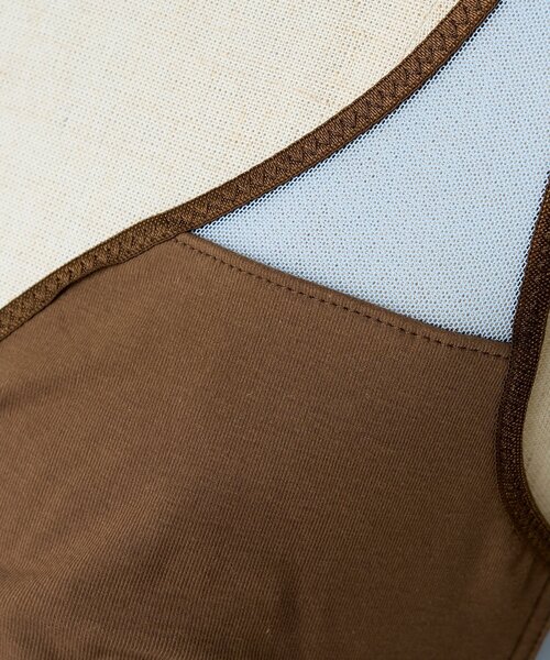 overneath(オーバーニース)の「【OVERNEATH】Bra081(キャミソール・レディース・ブラウン/ブラック・SMALL/MEDIUM)」の12枚目の写真