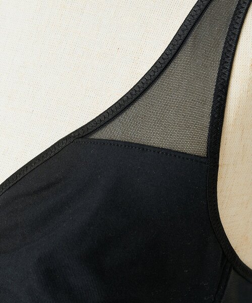 overneath(オーバーニース)の「【OVERNEATH】Bra081(キャミソール・レディース・ブラウン/ブラック・SMALL/MEDIUM)」の5枚目の写真