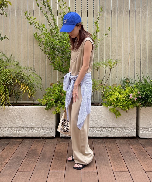 ISOOK(アイスー)の「【ISOOK / アイスー】ストライプシャツセットアップ / ワッシャー ストライプパンツ ショートパンツ 上下セット 夏 カジュアル ZOZOTOWN限定(セットアップ・レディース・ブルー/ネイビー/ピンク/ライトブルー・FREE)」の6枚目の写真