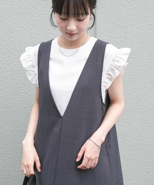 ITEMS URBANRESEARCH(アイテムズ アーバンリサーチ)の「フリルスリーブブラウス(シャツ/ブラウス・レディース・ホワイト/ブラック/ライトベージュ・FREE)」の20枚目の写真