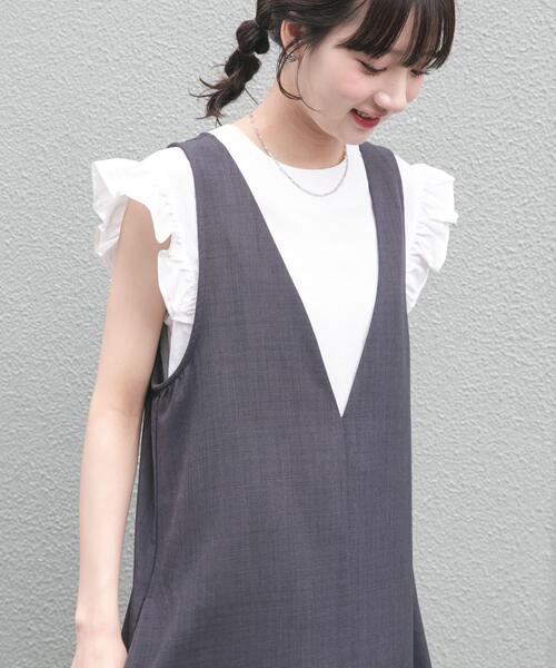 ITEMS URBANRESEARCH(アイテムズ アーバンリサーチ)の「フリルスリーブブラウス(シャツ/ブラウス・レディース・ホワイト/ブラック/ライトベージュ・FREE)」の21枚目の写真