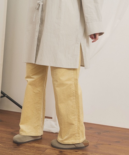 fig London(フィグロンドン)の「chunky corduroy pants(その他パンツ・レディース・イエロー/アイボリー/グリーン・27/26)」の18枚目の写真