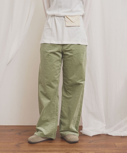 fig London(フィグロンドン)の「chunky corduroy pants(その他パンツ・レディース・イエロー/アイボリー/グリーン・27/26)」の14枚目の写真