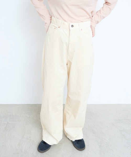 fig London(フィグロンドン)の「chunky corduroy pants(その他パンツ・レディース・イエロー/アイボリー/グリーン・27/26)」の11枚目の写真